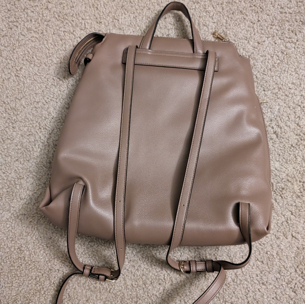 Faux Leather Backpack
